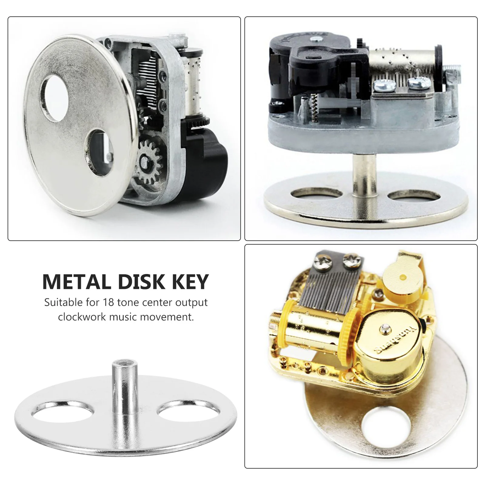 Diy Music Box Accessories Replacement Parts Winding Key Hardware For Mechanical Stable Base Metal Disc Adjustable Tune
Diy Music Box Accessories Replacement Parts Winding Key Hardware For Mechanical Stable Base Metal Disc Adjustable Tune