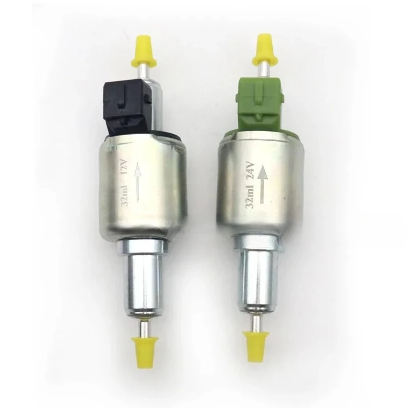 Universal 12V/24V 32ML 5KW Car Fuel Pump for China Webasto Heater Pulse Electronic Metering Pump for Truck Air Parking Heater
Universal 12V/24V 32ML 5KW Car Fuel Pump for China Webasto Heater Pulse Electronic Metering Pump for Truck Air Parking Heater