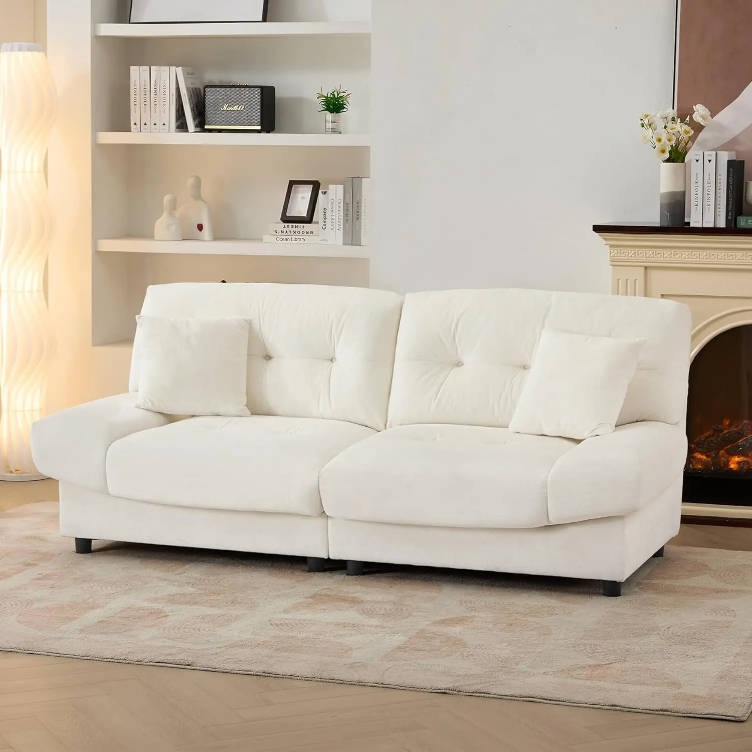 82" Loveseat Sofa, Modular Love Seat Couches for Living Room, Comfy Cloud Couch with Deep Seats, Cloud Couch in Soft Velvet, Mod
82" Loveseat Sofa, Modular Love Seat Couches for Living Room, Comfy Cloud Couch with Deep Seats, Cloud Couch in Soft Velvet, Mod