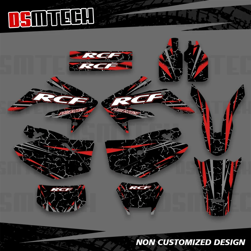 DSMTECH Graphics Decal Sticker Kit for Honda CRF250X CRF 250X 2004 2005 2006 2007 2008 2009-2019 Customized
DSMTECH Graphics Decal Sticker Kit for Honda CRF250X CRF 250X 2004 2005 2006 2007 2008 2009-2019 Customized