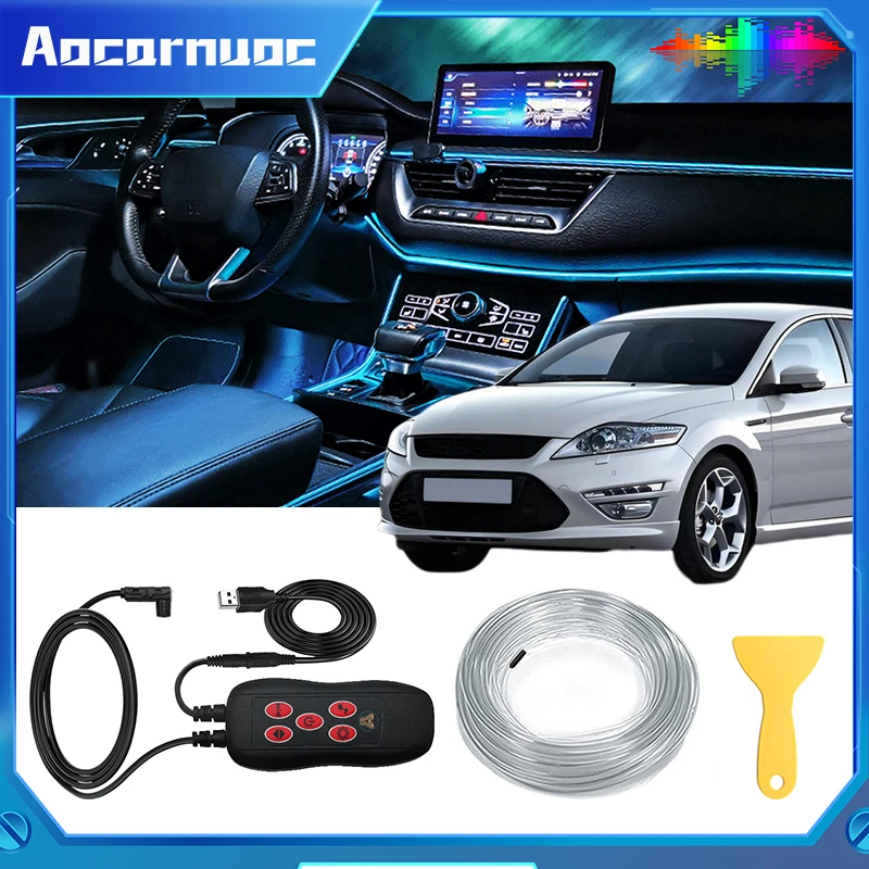 For Ford Mondeo 5 MK5 2014 2015 2016 2017 LED Car Interior Ambient Strip Lights RGB Ambiance Cold Light Auto Decorative Lamps
For Ford Mondeo 5 MK5 2014 2015 2016 2017 LED Car Interior Ambient Strip Lights RGB Ambiance Cold Light Auto Decorative Lamps