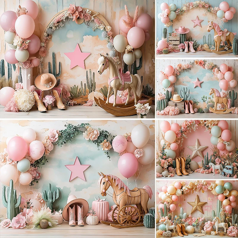 LS Photography Backdrops Western Cowboy Arch Balloon Floral Decor Newborn Kids Birthday Cake Smash Photo Background Studio
LS Photography Backdrops Western Cowboy Arch Balloon Floral Decor Newborn Kids Birthday Cake Smash Photo Background Studio