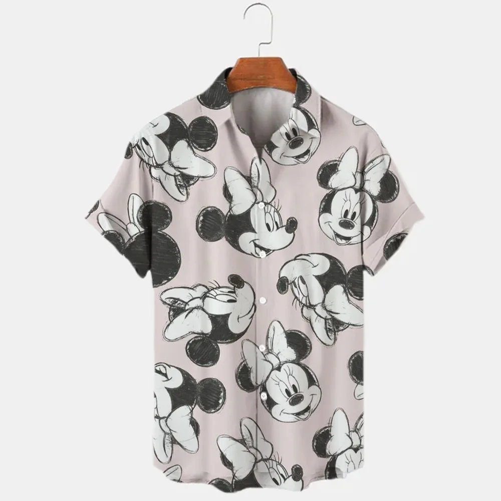 New Summer 2024 Disney Stitch And Mickey Brand Cartoon Casual 3D Printed Short Sleeve Lapel Shirt Slim Fit Men's Top
New Summer 2024 Disney Stitch And Mickey Brand Cartoon Casual 3D Printed Short Sleeve Lapel Shirt Slim Fit Men's Top