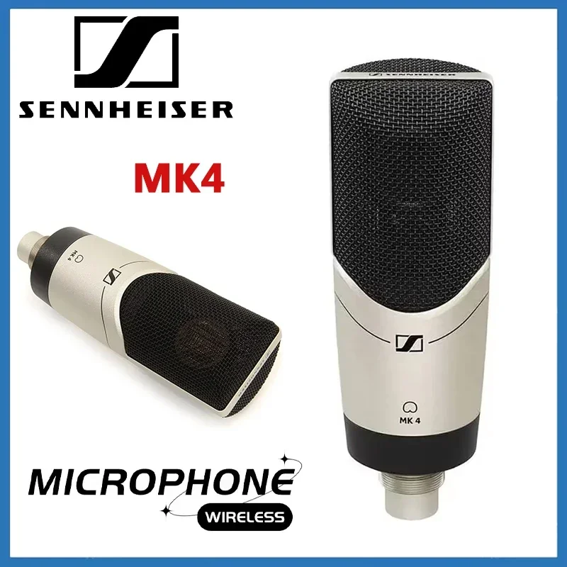 Профессиональный конденсаторный микрофон Sennheiser MK4 с большой диафрагмой для караоке, прямых трансляций и профессиональных выступлений
Профессиональный конденсаторный микрофон Sennheiser MK4 с большой диафрагмой для караоке, прямых трансляций и профессиональных выступлений