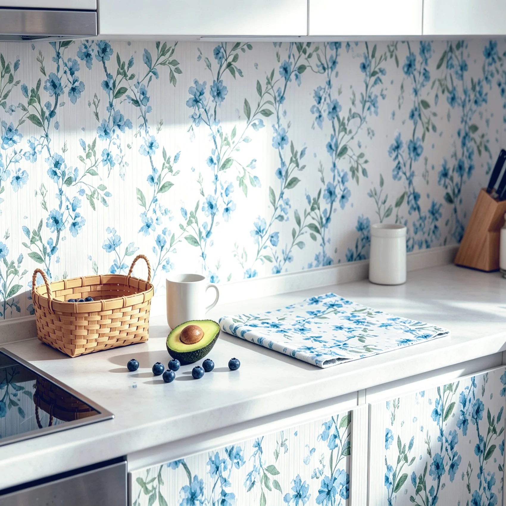 45cm Green/Blue Peel And Stick Floral Leaf Wallpaper Vinyl Self Adhesive Wall Paper Design For Walls Bathroom Bedroom Home Decor
45cm Green/Blue Peel And Stick Floral Leaf Wallpaper Vinyl Self Adhesive Wall Paper Design For Walls Bathroom Bedroom Home Decor