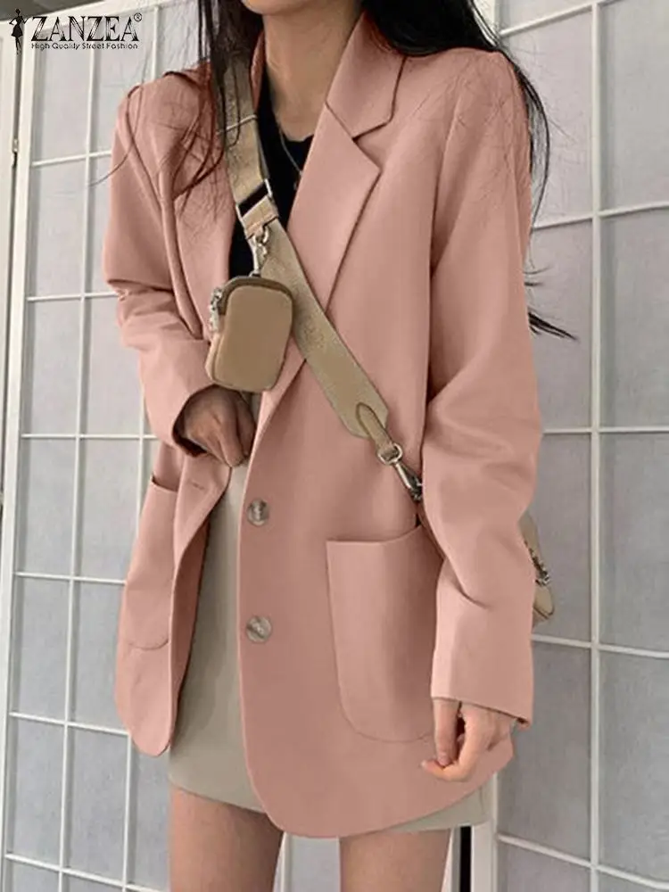 ZANZEA Women OL Long Sleeve Big Pocket Suits 2023 Fashion Elegant Office Blazer Autumn Simple Solid Formal Coats Lapel Jackets
ZANZEA Women OL Long Sleeve Big Pocket Suits 2023 Fashion Elegant Office Blazer Autumn Simple Solid Formal Coats Lapel Jackets