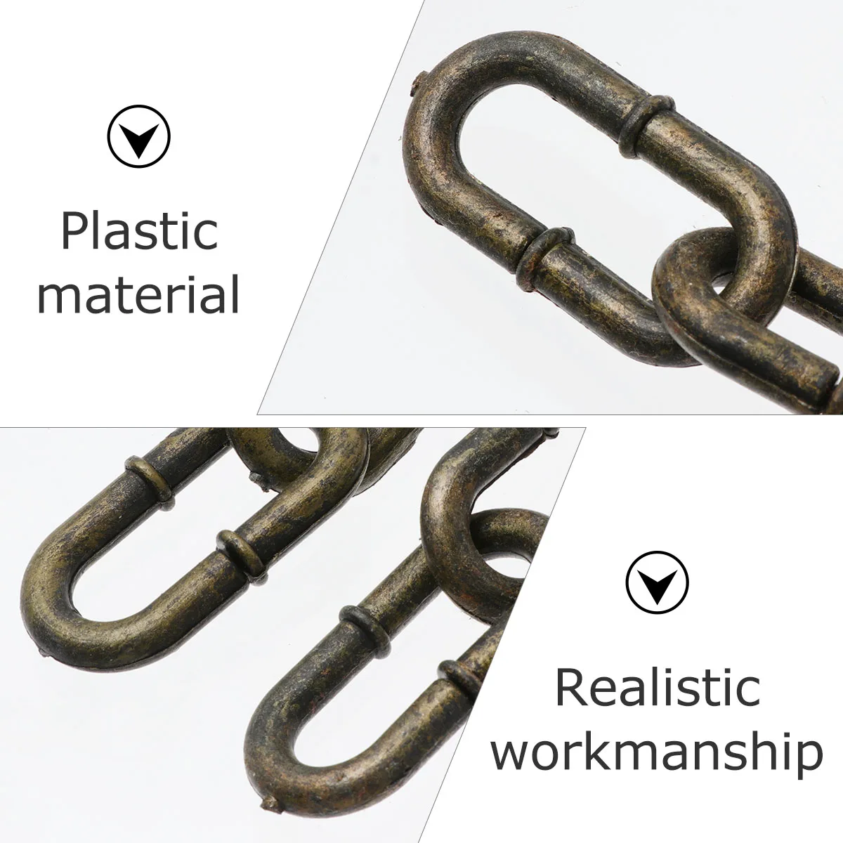 1pc Simulated Rusty Iron Chain 1M Golden Small Size Plastic Fetter Prop Halloween Decor ChainsHaunted House Party Festival
1pc Simulated Rusty Iron Chain 1M Golden Small Size Plastic Fetter Prop Halloween Decor ChainsHaunted House Party Festival