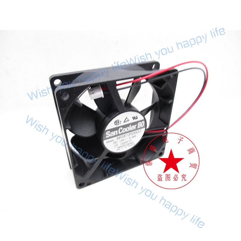 L... for Sanyo 9A0812G4031 8025 12V 0.38A 80mm double ball cooling fan
L... for Sanyo 9A0812G4031 8025 12V 0.38A 80mm double ball cooling fan