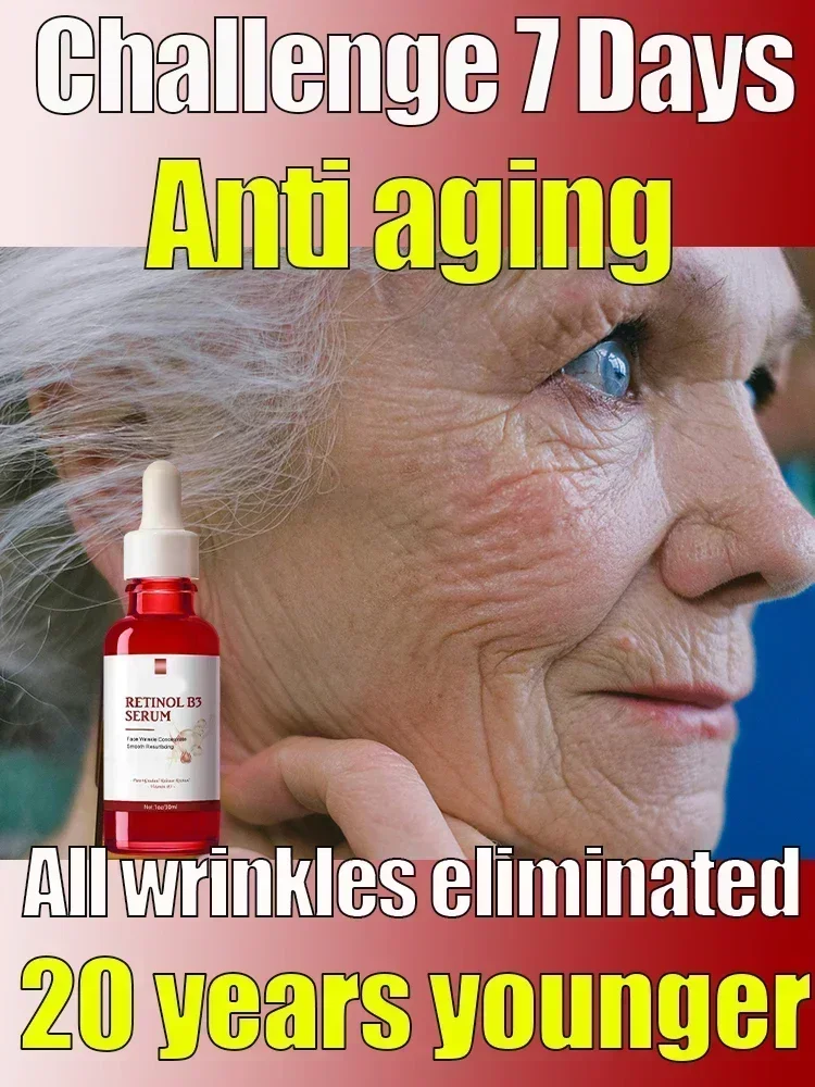 Retinol Wrinkle Remover Face Serum Instant Firming Lifting Anti-Aging Liquid Fade Fine Lines Whitening Korean Skin Care Products
Retinol Wrinkle Remover Face Serum Instant Firming Lifting Anti-Aging Liquid Fade Fine Lines Whitening Korean Skin Care Products