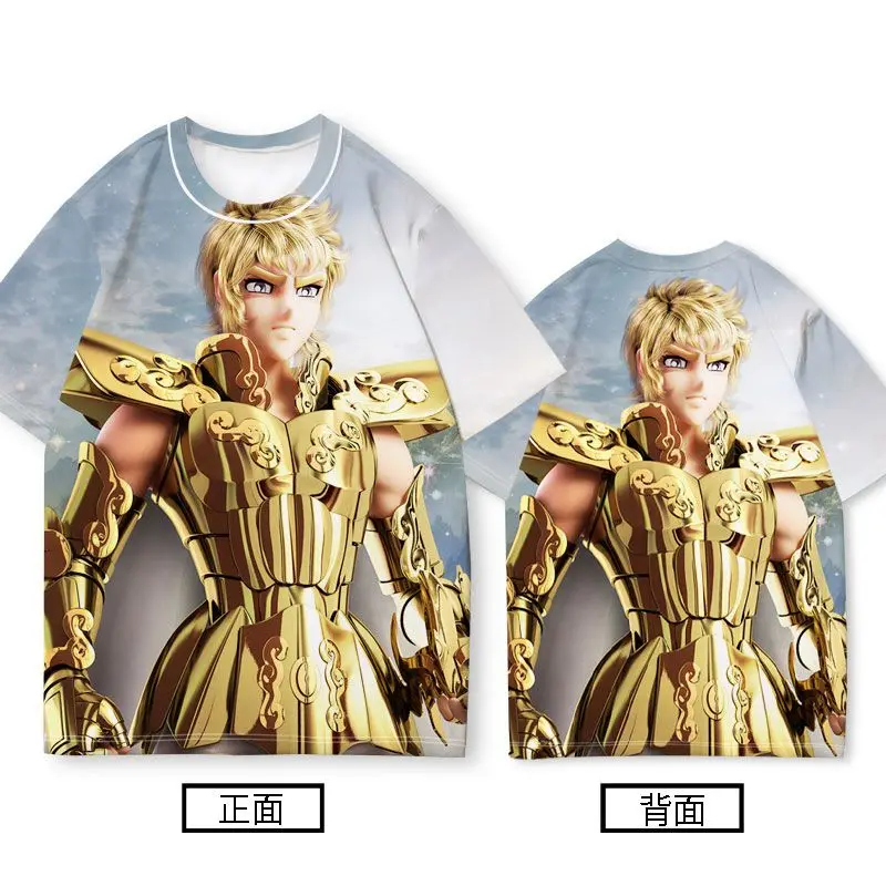 Saint Seiya Collaboration Short Sleeve Men's Round Neck Summer Quick-Dry Merchandise Super Good Looking Saga Golden Saint Seiya
Saint Seiya Collaboration Short Sleeve Men's Round Neck Summer Quick-Dry Merchandise Super Good Looking Saga Golden Saint Seiya