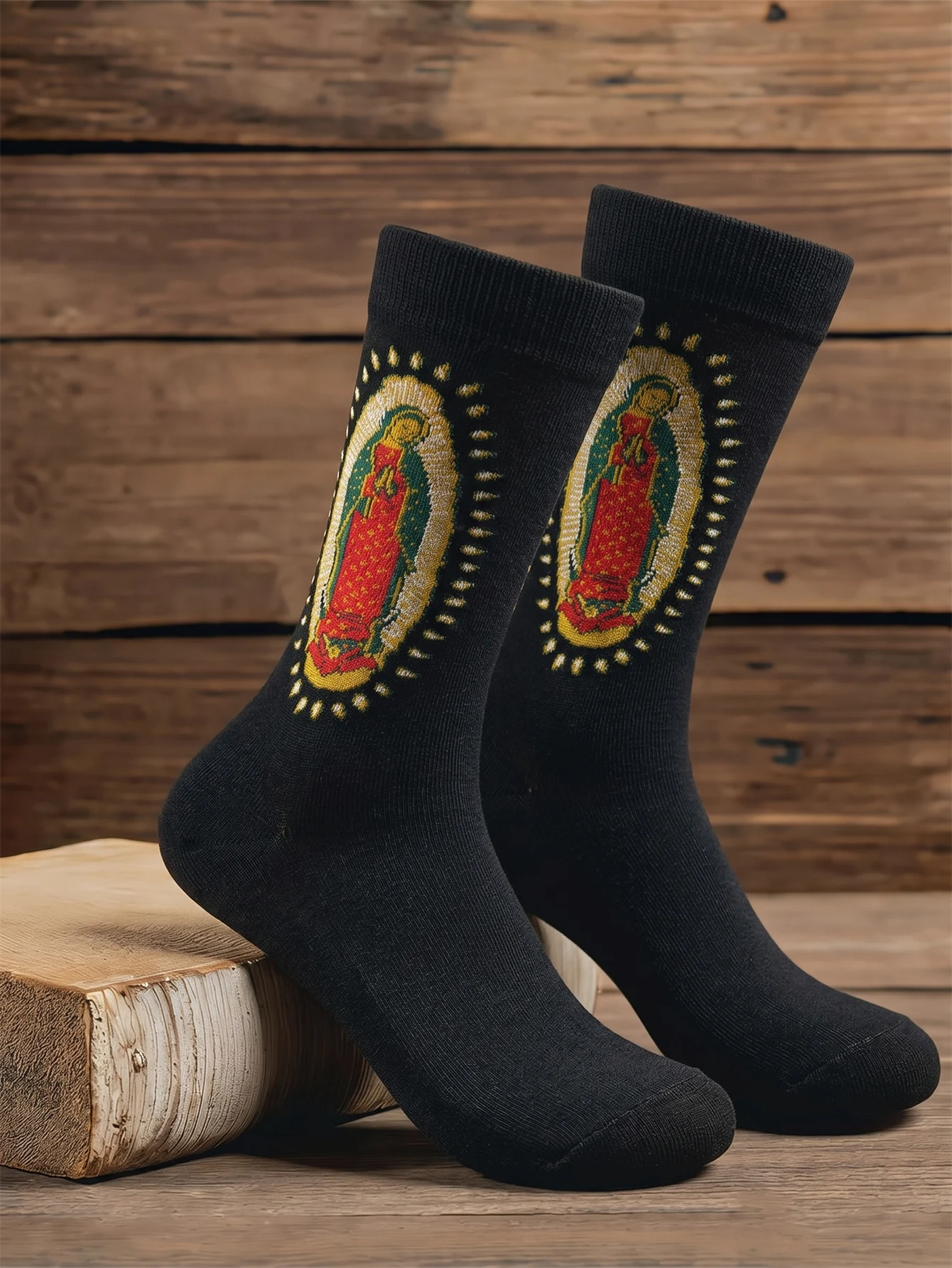 Unisex Print Crew Cotton Socks Men Mexican Chicano Style Vintage Streetwear Mid Calf Casual Socks Personality Skateboard Socks
Unisex Print Crew Cotton Socks Men Mexican Chicano Style Vintage Streetwear Mid Calf Casual Socks Personality Skateboard Socks