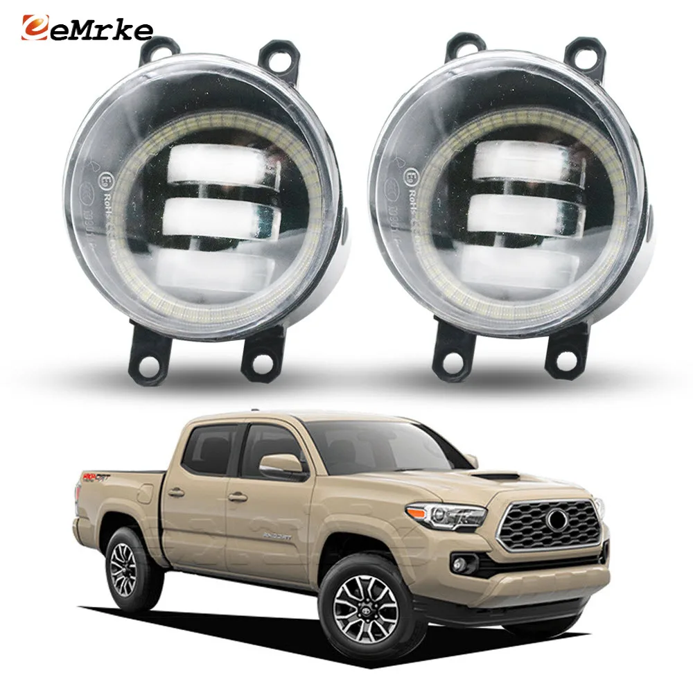2 шт. светодиодные противотуманные фары PTF для Toyota Tacoma N300 MK3 2016 2017 2018 2019 2020 2021 2022 Объектив Angel Eyes Кольцо дальнего света Автомобильный DRL
2 шт. светодиодные противотуманные фары PTF для Toyota Tacoma N300 MK3 2016 2017 2018 2019 2020 2021 2022 Объектив Angel Eyes Кольцо дальнего света Автомобильный DRL