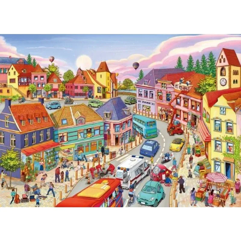 1000 Piece Small Town Life Flat Paper Puzzle Toy Strength Direct Sales Hot Selling Spot To Relieve Boredom
1000 Piece Small Town Life Flat Paper Puzzle Toy Strength Direct Sales Hot Selling Spot To Relieve Boredom
