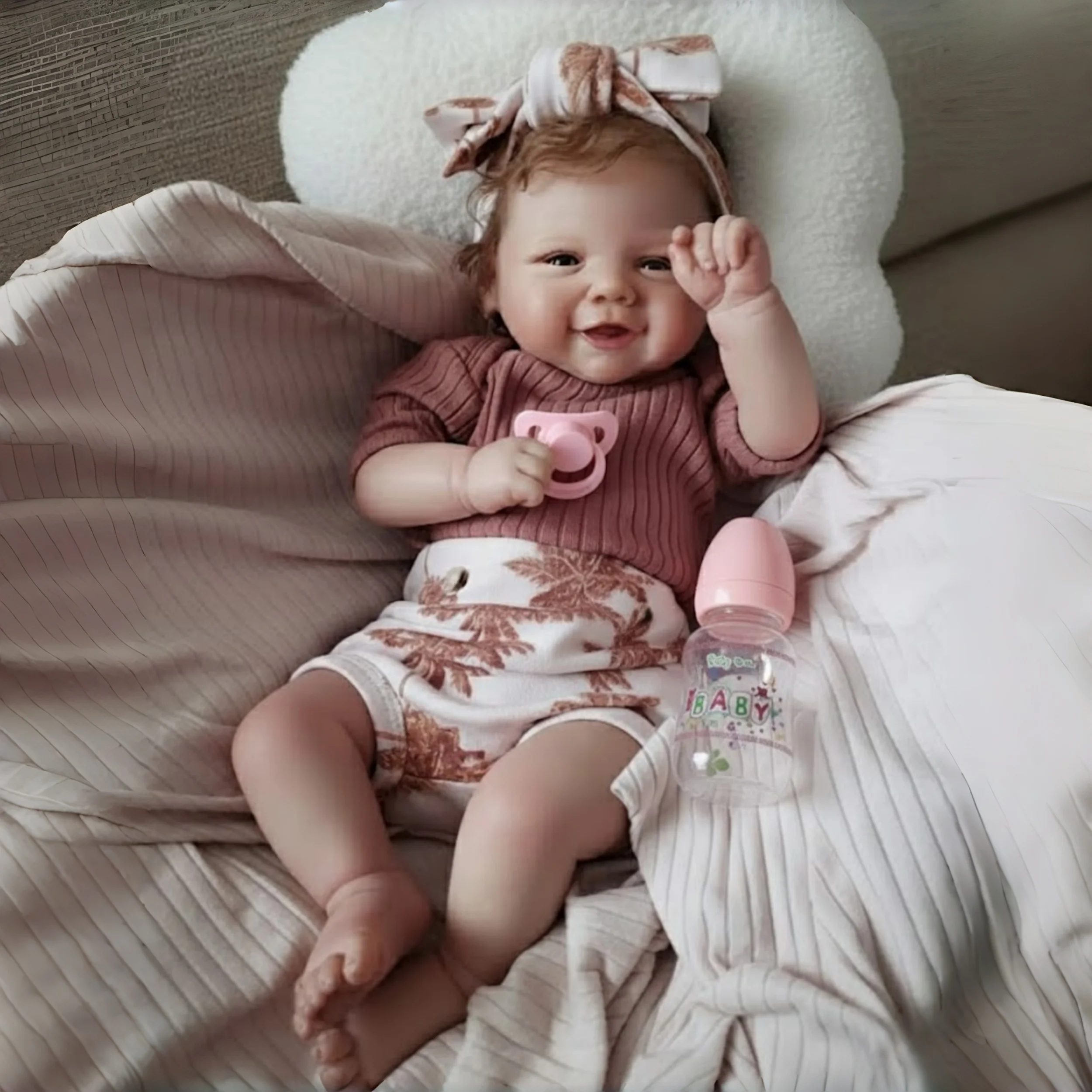 OtardDolls 18-Inch Reborn Doll Vivienne- Soft Cloth Body Lifelike Hand-Rooted Hair Real Soft Touch Art Doll Ideal Gift Toy
OtardDolls 18-Inch Reborn Doll Vivienne- Soft Cloth Body Lifelike Hand-Rooted Hair Real Soft Touch Art Doll Ideal Gift Toy