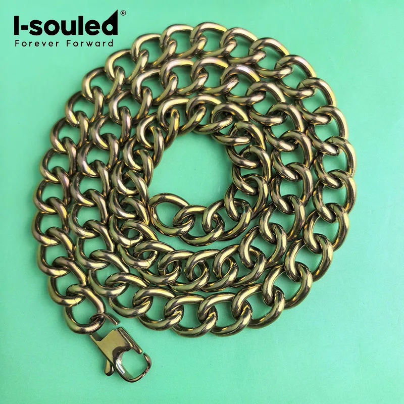 12mm TA1 pure titanium polished anodized men's hip-hop trendy bronze twisted chain necklace
12mm TA1 pure titanium polished anodized men's hip-hop trendy bronze twisted chain necklace