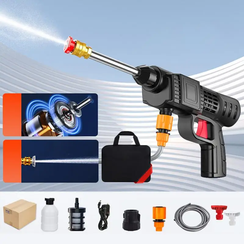 High Pressure Washer Portable Power Washer Built-in Battery Mini Cordless Washer For Car Washing & Floor Cleaning
High Pressure Washer Portable Power Washer Built-in Battery Mini Cordless Washer For Car Washing & Floor Cleaning