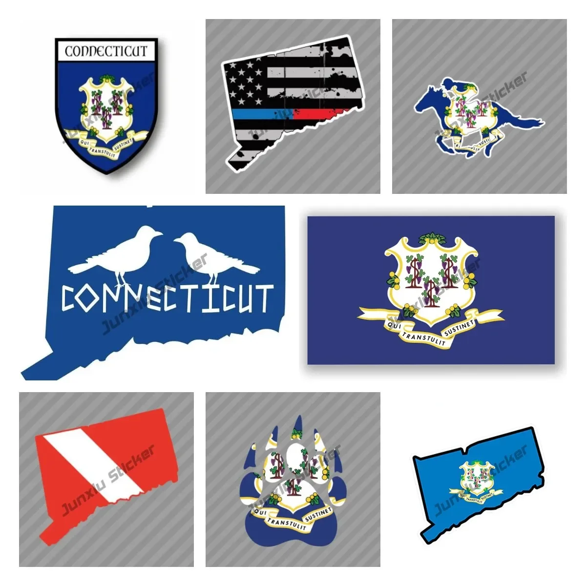 Наклейки с государственным флагом Коннектикута, наклейки с официальным флагом Коннектикута, карты, стильные высококачественные виниловые ...
Наклейки с государственным флагом Коннектикута, наклейки с официальным флагом Коннектикута, карты, стильные высококачественные виниловые ...