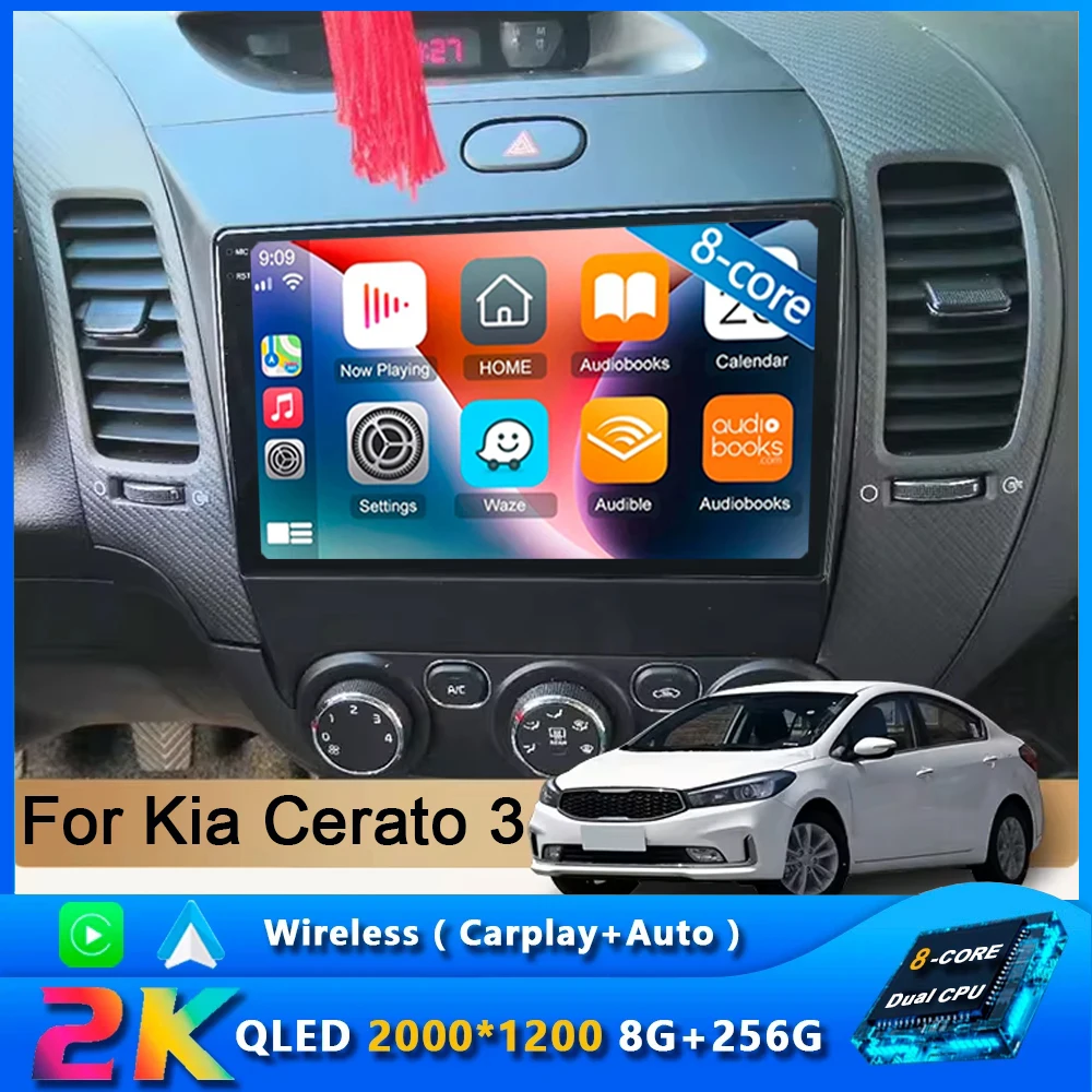 9" Android 14 For Kia Cerato 3 K3 Forte 2013 - 2017 Car Radio Multimedia Video Player Navigation GPS Carplay 2 Din 4G
9" Android 14 For Kia Cerato 3 K3 Forte 2013 - 2017 Car Radio Multimedia Video Player Navigation GPS Carplay 2 Din 4G