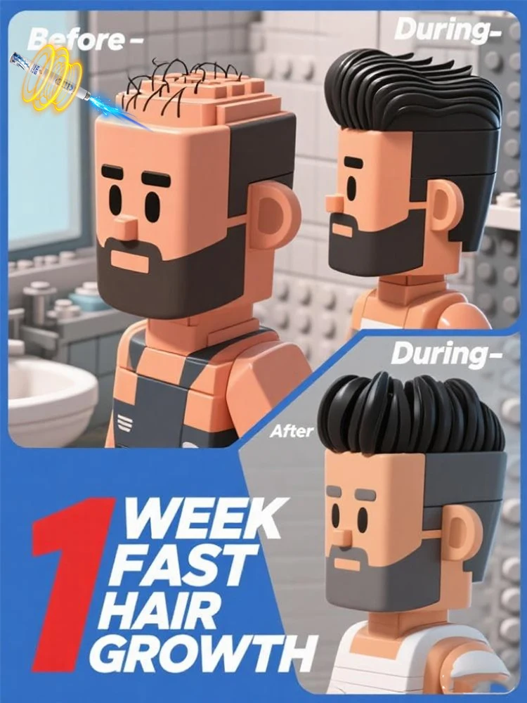 Second generation laser. Say goodbye to baldness and hair loss in 7 days
Second generation laser. Say goodbye to baldness and hair loss in 7 days