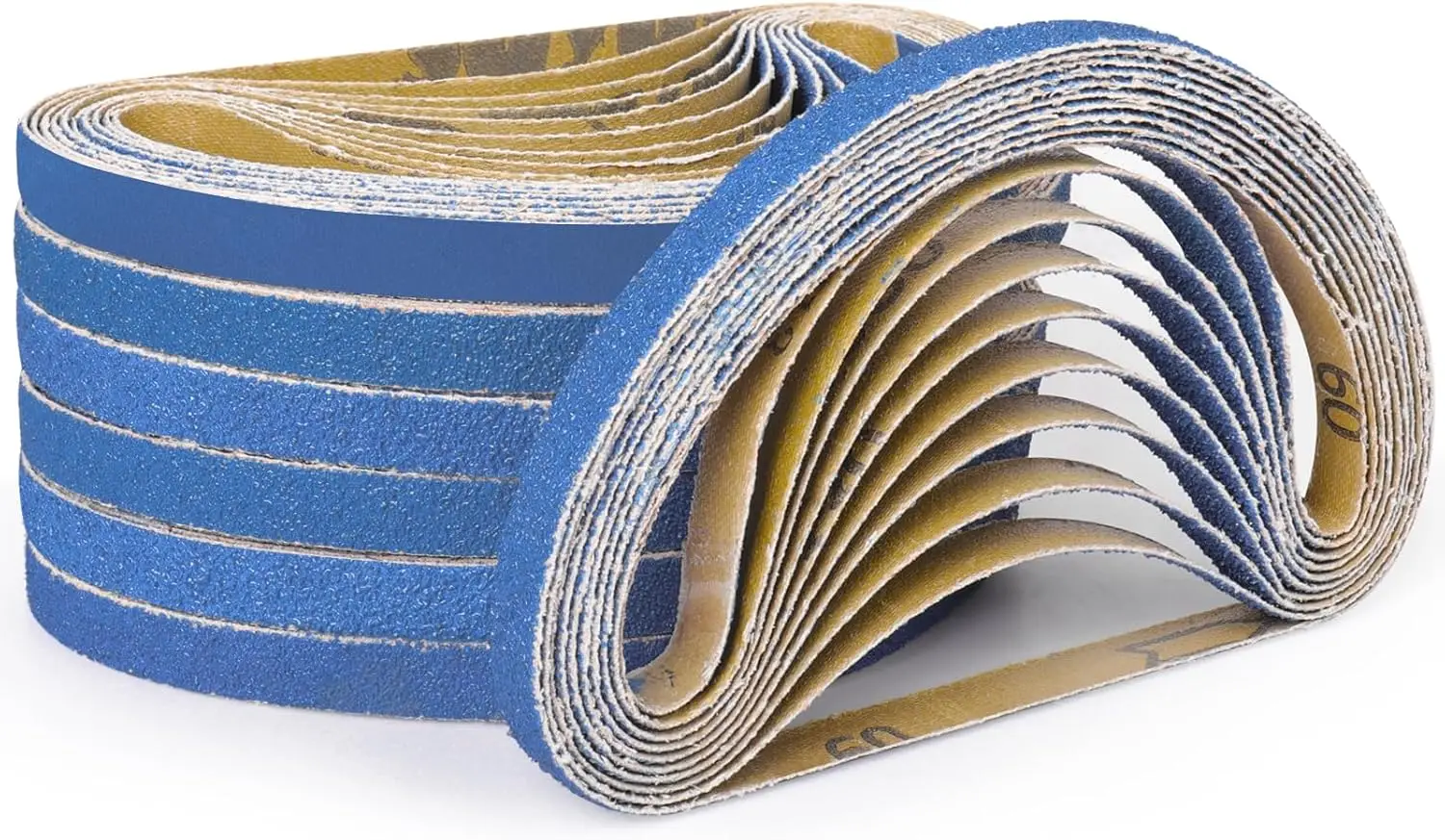40-Piece 1/2 x 18 Inch Zirconia Sanding Belts 40-240 Grit for Belt Sander, Heavy Duty Long-Lasting for Rust Paint Removal, Wood
40-Piece 1/2 x 18 Inch Zirconia Sanding Belts 40-240 Grit for Belt Sander, Heavy Duty Long-Lasting for Rust Paint Removal, Wood