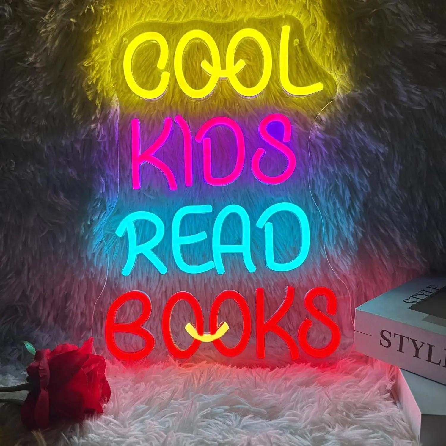 Неоновая вывеска «Крутые дети читают книги», настенный светильник, USB LED неоновая подсветка для библиотеки, класса, уголка для чтения, спальни, декор, подарок
Неоновая вывеска «Крутые дети читают книги», настенный светильник, USB LED неоновая подсветка для библиотеки, класса, уголка для чтения, спальни, декор, подарок