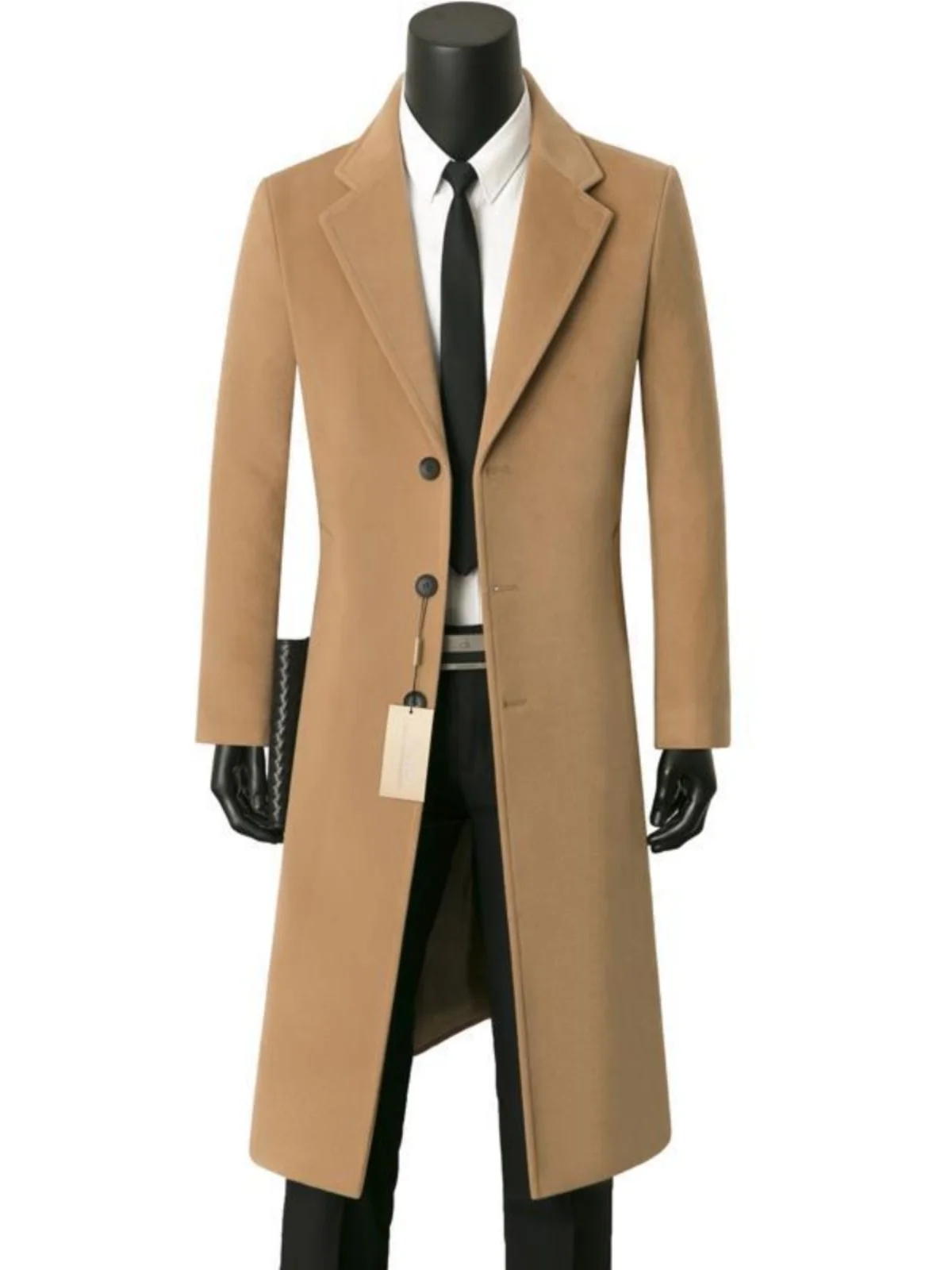 Thiened шерстяное мужское пальто, теплая ветровка, длинная длина, с лацканами, на одной пуговице, осенне-зимнее модное пальто
Thiened шерстяное мужское пальто, теплая ветровка, длинная длина, с лацканами, на одной пуговице, осенне-зимнее модное пальто