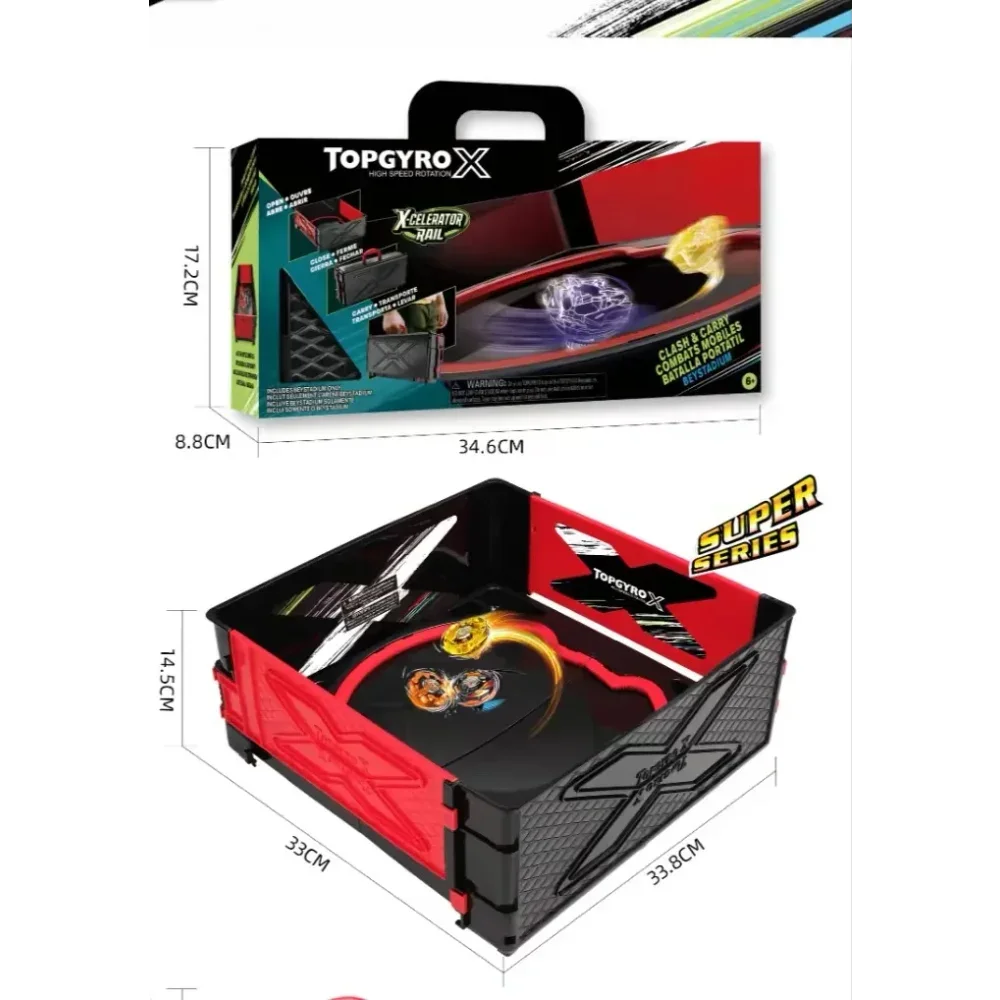 Takara Tomy X Gyro Metal Top Fighting Game Battle Arena, A Gift for Children and Boys
Takara Tomy X Gyro Metal Top Fighting Game Battle Arena, A Gift for Children and Boys