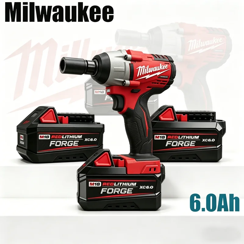 18V 6Ah Milwaukee For M18 FB6 Original Battery Replacement 48-11-1815 48-11-1850 M18 Cordless Electric Impact Hammer Drill Tools
18V 6Ah Milwaukee For M18 FB6 Original Battery Replacement 48-11-1815 48-11-1850 M18 Cordless Electric Impact Hammer Drill Tools