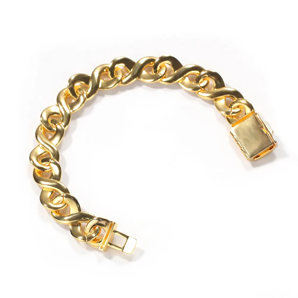 European Trend Geometric Hip Hop Bracelet - Copper INS Style Vintage Zircon Inlay
European Trend Geometric Hip Hop Bracelet - Copper INS Style Vintage Zircon Inlay