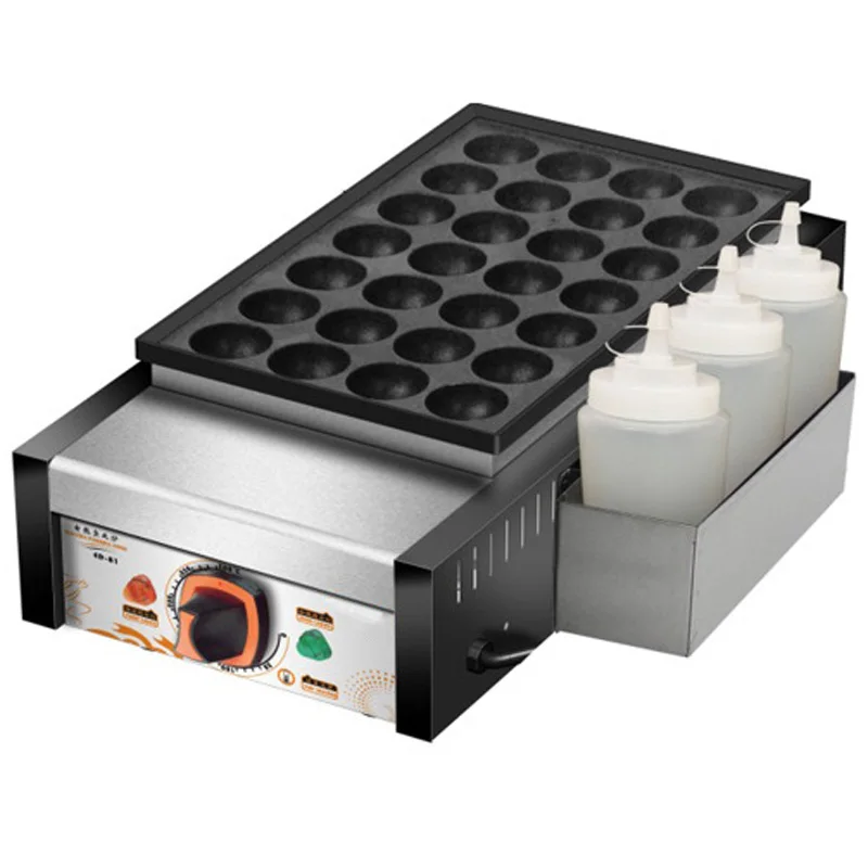 ED-81 Commercial 28-Hole Takoyaki Maker Electric Non-Stick Waffle Ball Grill Pan 40MM Round Fish Ball Maker
ED-81 Commercial 28-Hole Takoyaki Maker Electric Non-Stick Waffle Ball Grill Pan 40MM Round Fish Ball Maker