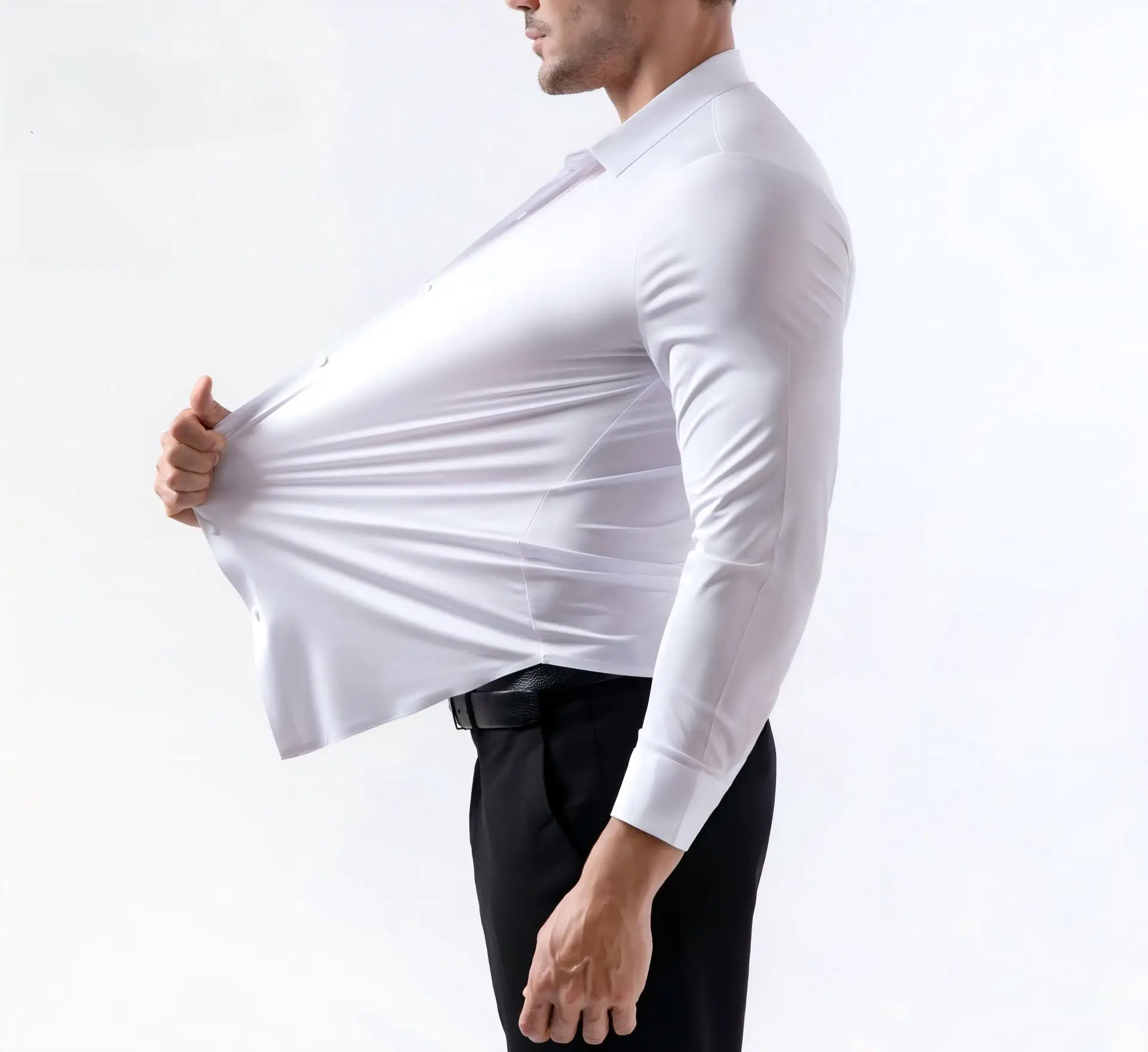 Men's Long Sleeve Business Shirts Slim Fit No Ironing Elasticity Shirts For Man Casual Classic Basic Solid Color Office Tops
Men's Long Sleeve Business Shirts Slim Fit No Ironing Elasticity Shirts For Man Casual Classic Basic Solid Color Office Tops