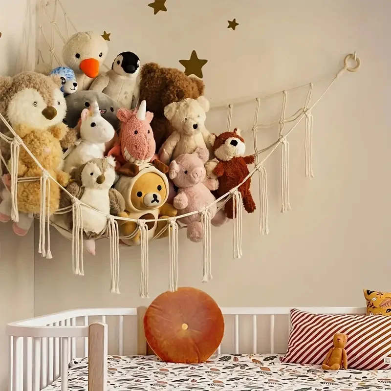 1pcs Toy Storage Hanging Net Bohemian-Style Christmas Plush Toy Display Hammock Net Home Dining Room Corner Storage Decoration
1pcs Toy Storage Hanging Net Bohemian-Style Christmas Plush Toy Display Hammock Net Home Dining Room Corner Storage Decoration