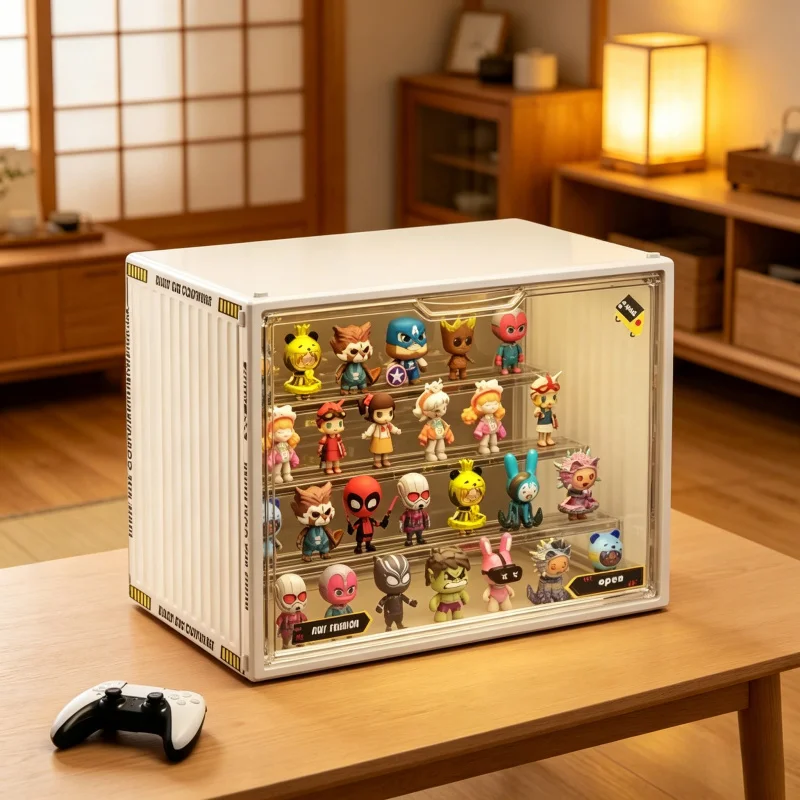 Desktop large clear acrylic case, containerized design organizer, ideal storage box for action figures, toys and blind boxes
Desktop large clear acrylic case, containerized design organizer, ideal storage box for action figures, toys and blind boxes