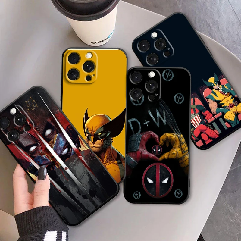 Deadpool Wolverine Marvel Logo For iPhone 15 14 13 12 11 XS XR X 8 7 SE Pro Max Plus Mini Black TPU Phone Case
Deadpool Wolverine Marvel Logo For iPhone 15 14 13 12 11 XS XR X 8 7 SE Pro Max Plus Mini Black TPU Phone Case