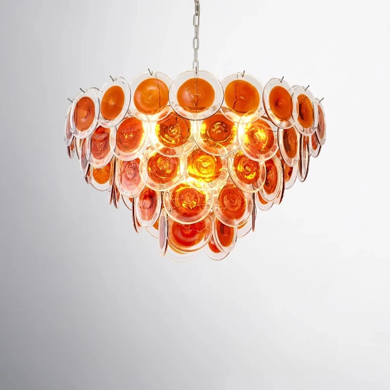 Jujube red handmade glass villa French medieval living room main light romantic bedroom Zhongshan lamps
Jujube red handmade glass villa French medieval living room main light romantic bedroom Zhongshan lamps