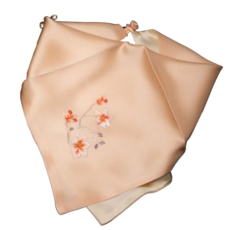 35X35CM Silk Embroidered Handkerchief Special Small Square Scarf Commemorative Gift
35X35CM Silk Embroidered Handkerchief Special Small Square Scarf Commemorative Gift
