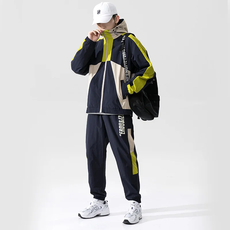 Arrival 2023 New Sale Top Fashion Zipper Cotton Blends Elastic Waist Pockets Popular Streets Hooded Men Casual Sport Suits
Arrival 2023 New Sale Top Fashion Zipper Cotton Blends Elastic Waist Pockets Popular Streets Hooded Men Casual Sport Suits