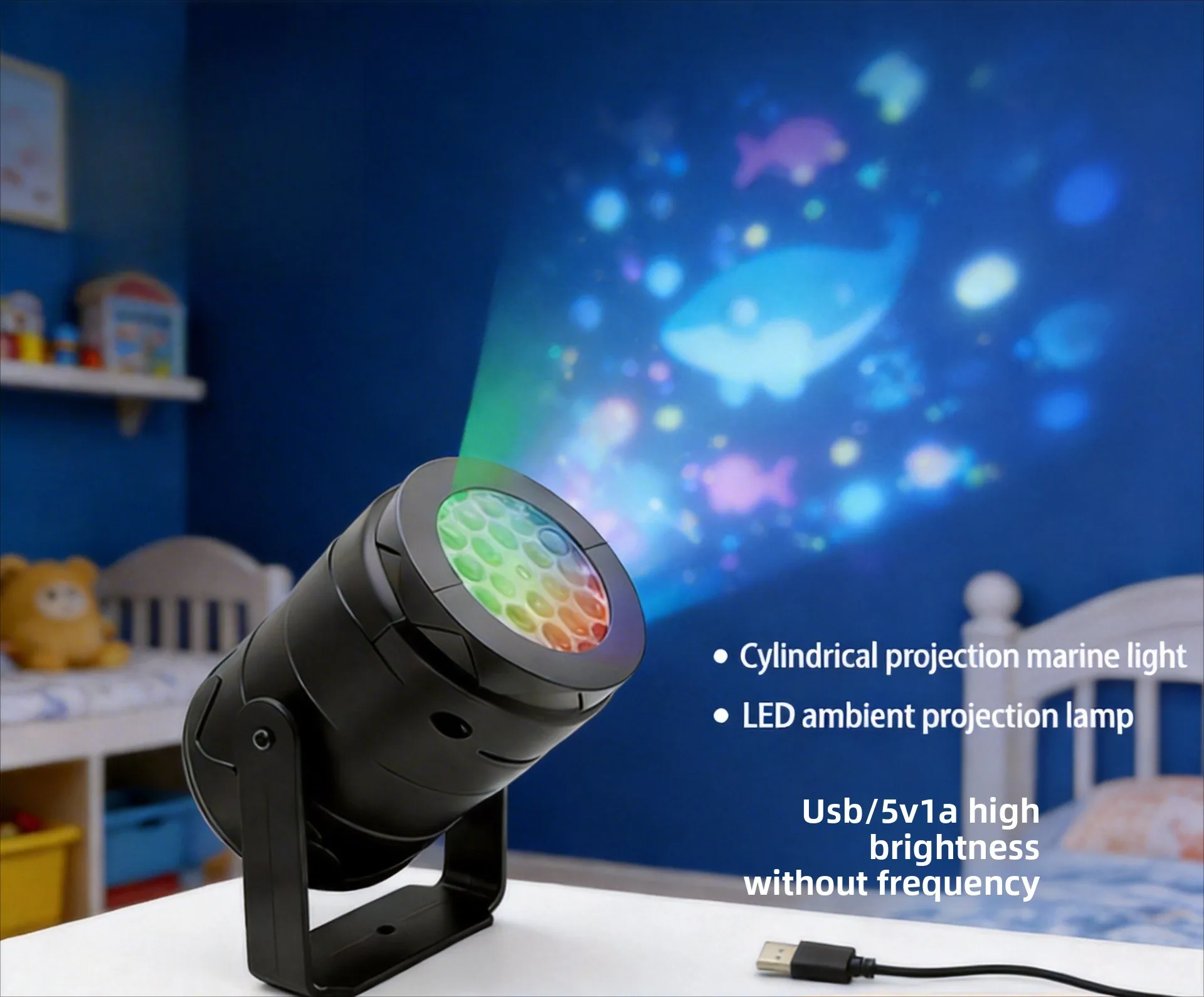 LED Ocean Animation Pattern Background Projection Light USB Photography Stage Ambient Light
LED Ocean Animation Pattern Background Projection Light USB Photography Stage Ambient Light