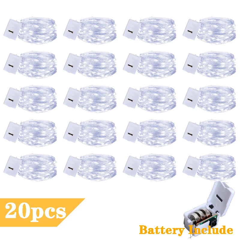 Copper Wire LED Fairy Lights Mini Garland 1m 2m LR44 Battery String Lights Christmas Tree New Year Wedding Party Gift Decoration
Copper Wire LED Fairy Lights Mini Garland 1m 2m LR44 Battery String Lights Christmas Tree New Year Wedding Party Gift Decoration