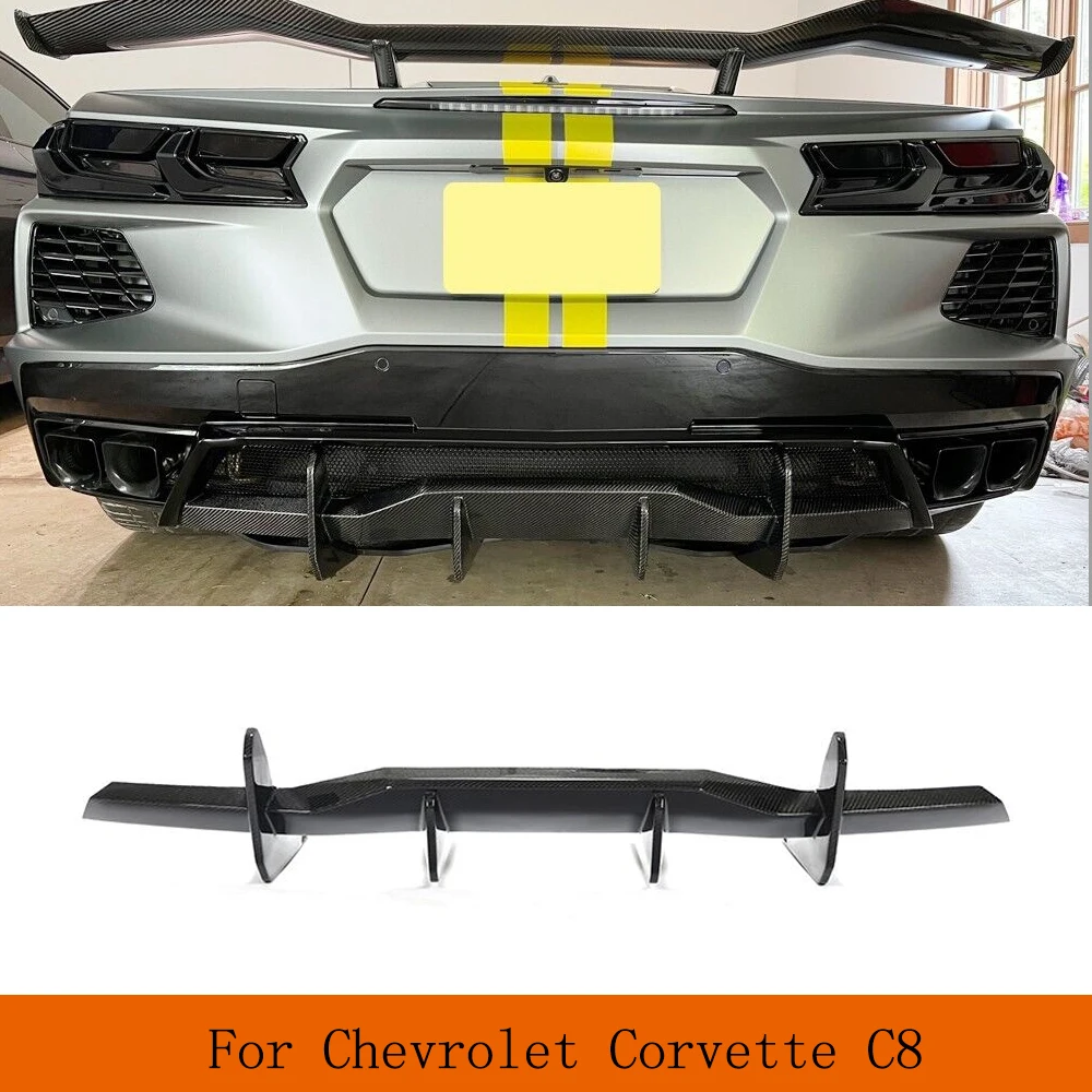 Real Carbon Fiber Rear Bumper Diffuser Spoiler Cover Trim For Chevrolet Corvette C8 Stingray 2020-2022 Rear Diffuser Car Parts
Real Carbon Fiber Rear Bumper Diffuser Spoiler Cover Trim For Chevrolet Corvette C8 Stingray 2020-2022 Rear Diffuser Car Parts