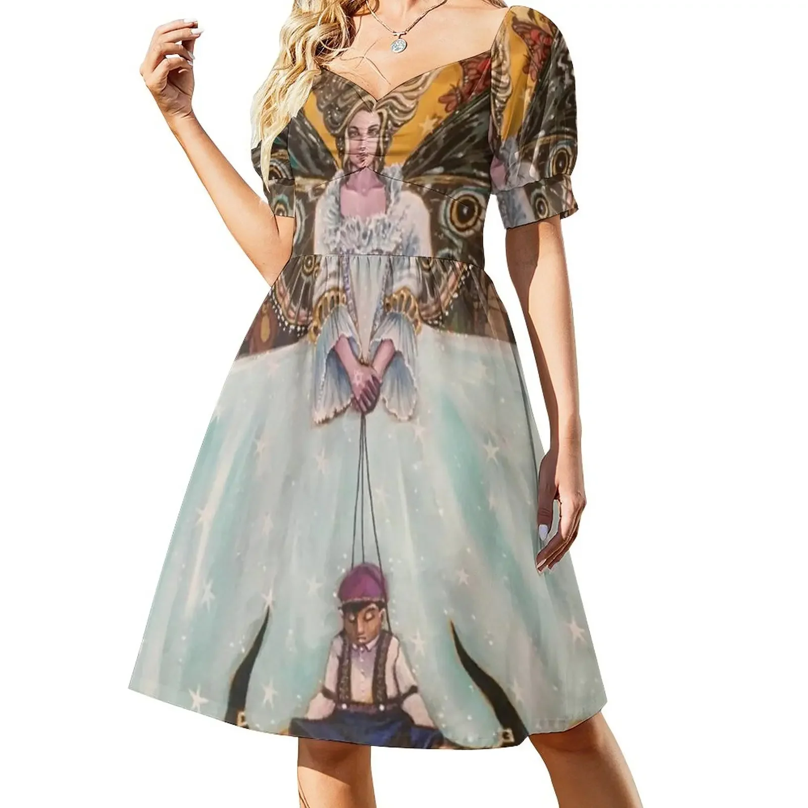 The Blue Fairy Short-Sleeved Dress summer dress women 2025 Women's summer suit elegant evening dresses for women 2025
The Blue Fairy Short-Sleeved Dress summer dress women 2025 Women's summer suit elegant evening dresses for women 2025