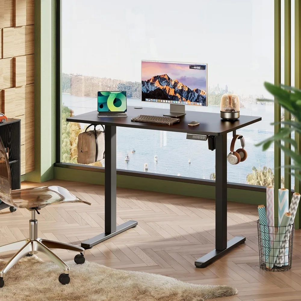 Whole Piece Standing Desk, 48 x 24 Inch Electric Standing Desk with Adjustable Height,Cable Holes, 3-Preset Memory Sit
Whole Piece Standing Desk, 48 x 24 Inch Electric Standing Desk with Adjustable Height,Cable Holes, 3-Preset Memory Sit