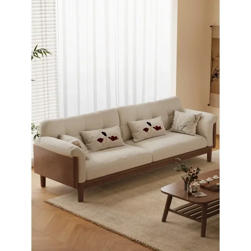 Song Dynasty Aesthetic Solid Wood Sofa Living Room Four-Seater Straight Row
Song Dynasty Aesthetic Solid Wood Sofa Living Room Four-Seater Straight Row