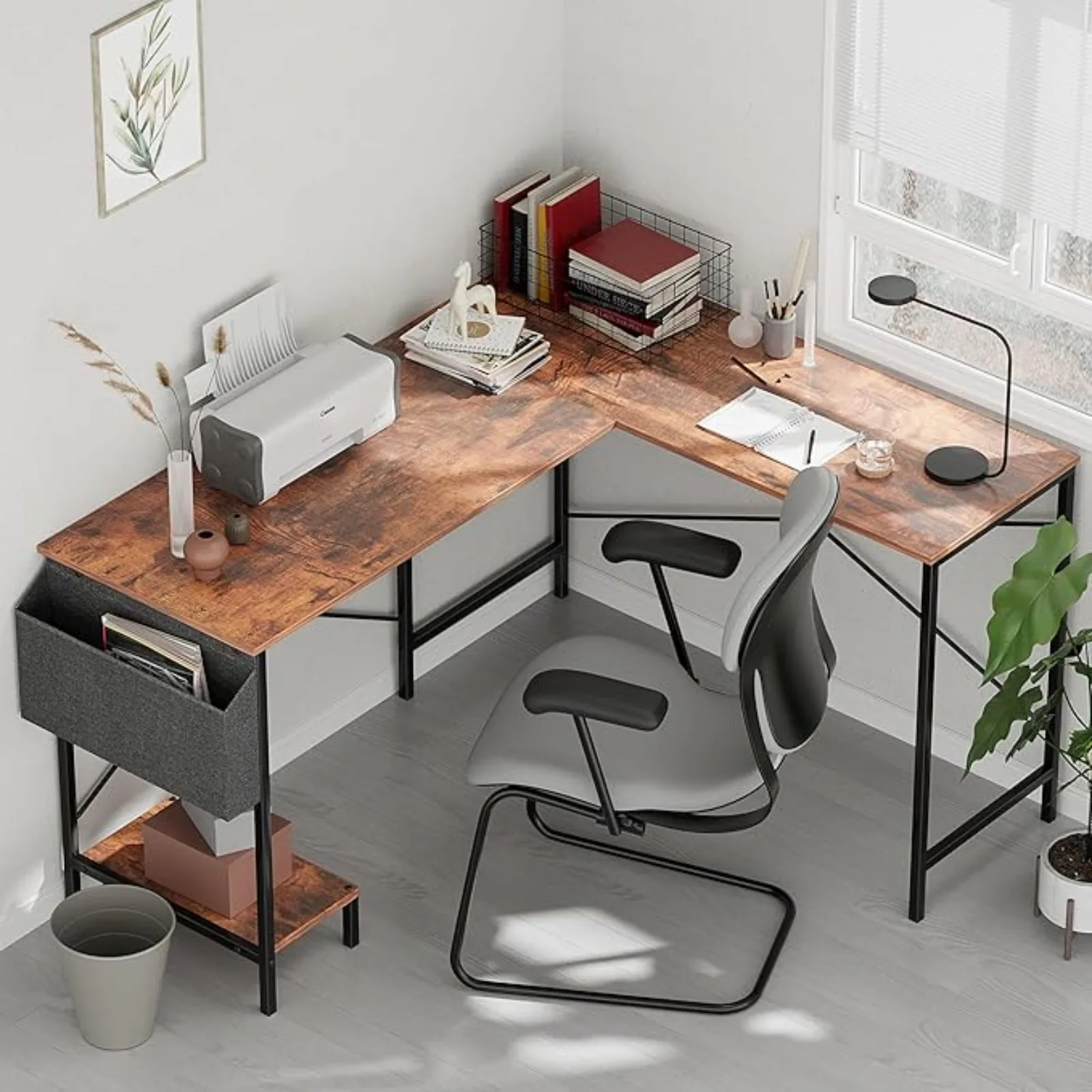L Shaped Desk Gaming Computer 50 Inch Reversible Table PC Work Table or Writing Study Student with Wood Tabletop Metal e CPtand
L Shaped Desk Gaming Computer 50 Inch Reversible Table PC Work Table or Writing Study Student with Wood Tabletop Metal e CPtand