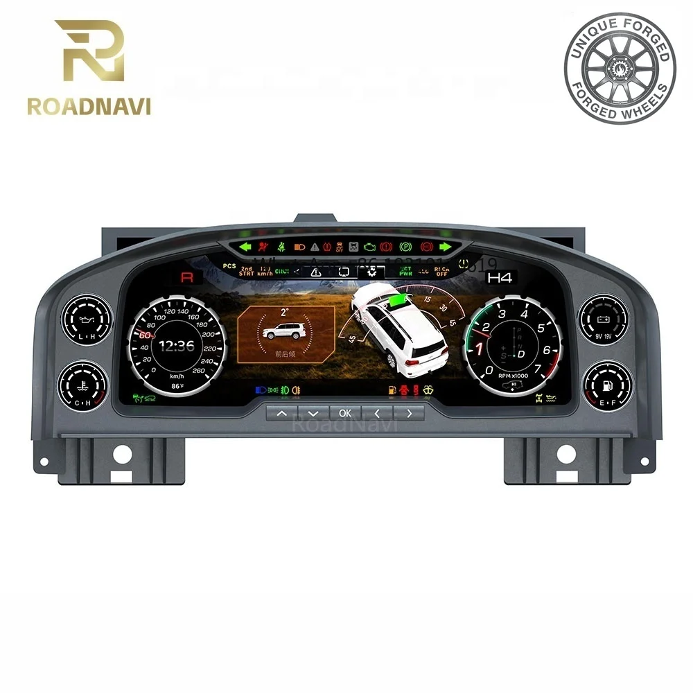 26style BC RoadNavi New Car Digital Cluster LCD Speedometer Instrument Dashboard for Toyota LC100 LX470 2003-2007 Compatible Oil
26style BC RoadNavi New Car Digital Cluster LCD Speedometer Instrument Dashboard for Toyota LC100 LX470 2003-2007 Compatible Oil