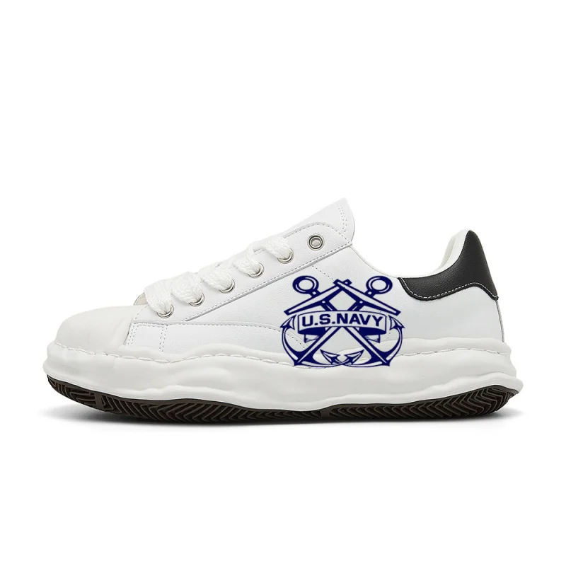 U.S. Navy - Crossed Anchors in BlueVintage Fashion Street Sneakers,The design is retro, stylish, comfortable, and versatile,Suit
U.S. Navy - Crossed Anchors in BlueVintage Fashion Street Sneakers,The design is retro, stylish, comfortable, and versatile,Suit