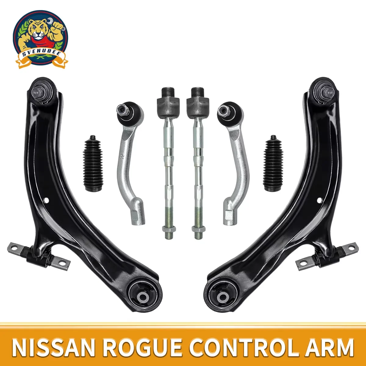 Svenubee 8Pcs Front Lower Control Arms Tie Rod End Link Boots Set Kits for Nissan Rogue 2008 2009 2010 2011 2012 2013 2014 2015
Svenubee 8Pcs Front Lower Control Arms Tie Rod End Link Boots Set Kits for Nissan Rogue 2008 2009 2010 2011 2012 2013 2014 2015