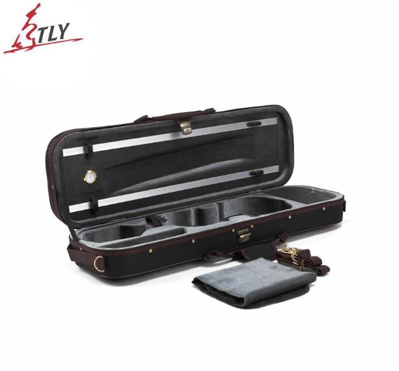 4/4 High Grade Gray Rectangle Violin Case Large Storage Space With Hygrometer TL-C006A
4/4 High Grade Gray Rectangle Violin Case Large Storage Space With Hygrometer TL-C006A