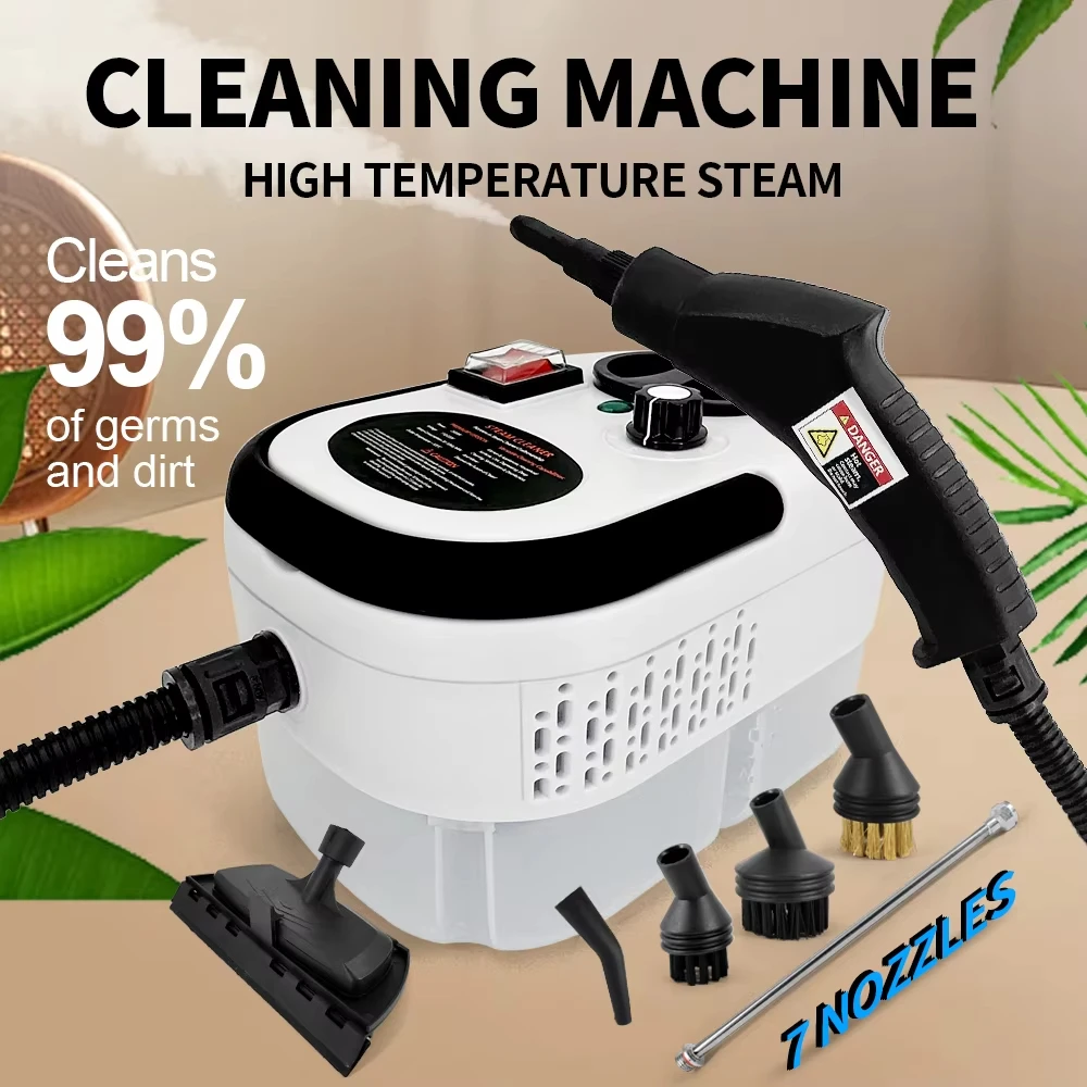 220V High-Temperature Steam Cleaner for Home Car Deep Cleaning Kitchen Hood & Air Con Sterilization Appliance with Brush UK Plug
220V High-Temperature Steam Cleaner for Home Car Deep Cleaning Kitchen Hood & Air Con Sterilization Appliance with Brush UK Plug