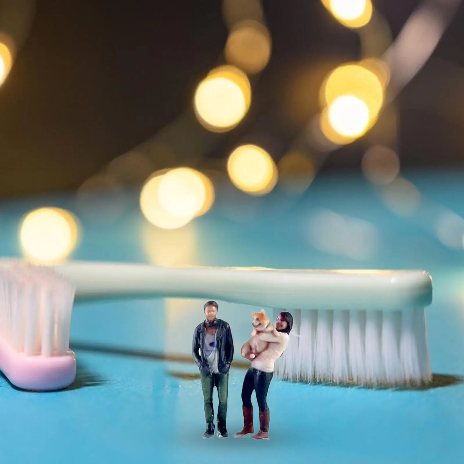 Набор фигурок людей из 2 предметов 1/64, диорама, пейзаж с диорамой собаки 
Набор фигурок людей из 2 предметов 1/64, диорама, пейзаж с диорамой собаки